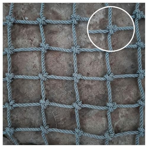 Schutznetz Sicherheitsnetz Nylon Ladungs Seilnetz Farbe Dekoratives Seilnetz, Kinder Fallschutznetz, Treppen Schutznetz, Sicherheitsnetz, Outdoor, Balkon, Zaunnetz, Indoor(12mm-14cm,1X6m/3.3X19.69ft) von Generic