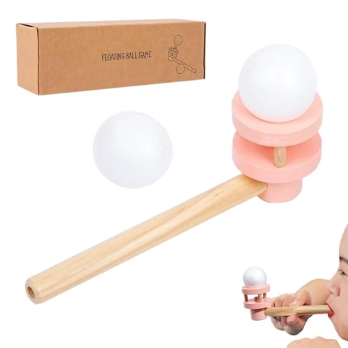 Schwimmende Blasrohrbälle – Spielzeug zum Blasen von Pfeifenbällen, schwimmendes Ballspiel aus | Schwimmende Blasrohrbälle, sensorisches Babyspielzeug, pädagogisches Lernspielzeug für und von Generic