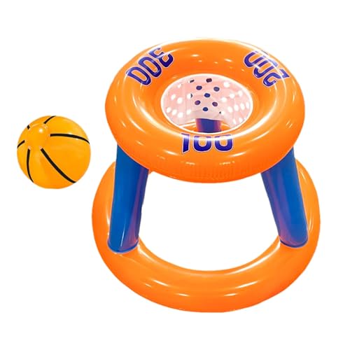 Schwimmender Basketballkorb für Pool – aufblasbares Wasser-Basketballspiel mit Ball – lustige tragbare Poolspiele, faltbares Wasserspielzeug für drinnen und draußen Schwimmender Basketballkorb für Pool – aufblasbares Wasser-Basketballspiel mit Ball – lustige tragbare Poolspiele, faltbares Wasserspielzeug für drinnen und draußen von Generic