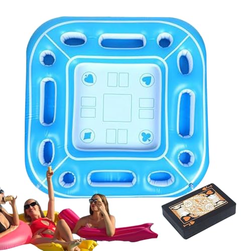 Schwimmender Kartentisch Für Pool - Aufblasbarer Spieltisch Wasserdicht,Tragbarer Wasserdichter Schreibtisch Für Kinder Outdoor Sommerpartys Strandurlaub Familie Erwachsene See Schwimmender Kartentisch Für Pool - Aufblasbarer Spieltisch Wasserdicht,Tragbarer Wasserdichter Schreibtisch Für Kinder Outdoor Sommerpartys Strandurlaub Familie Erwachsene See von Generic