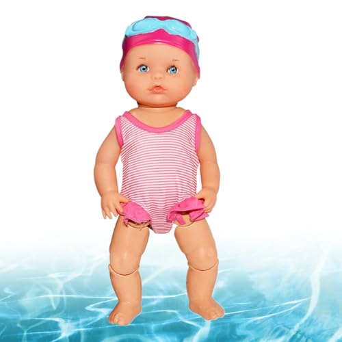 Schwimmendes Baby - Schwimmpuppe Mit Beweglichen Gelenken Und Wasserdicht,Kleinkind Reisespielzeug Für Und Mädchen Badezeit Sand Badewanne Familienzeit Schwimmendes Baby - Schwimmpuppe Mit Beweglichen Gelenken Und Wasserdicht,Kleinkind Reisespielzeug Für Und Mädchen Badezeit Sand Badewanne Familienzeit von Generic