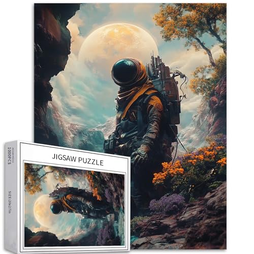 Science-Fiction-Charaktere, Puzzle für Erwachsene, Naturhintergrund, Kunst, Puzzle, herausfordernde Familienaktivitäten, buntes Bastelpuzzle für Heimdekoration, Geschenke, 50 x 70 cm, 1000 Teile Science-Fiction-Charaktere, Puzzle für Erwachsene, Naturhintergrund, Kunst, Puzzle, herausfordernde Familienaktivitäten, buntes Bastelpuzzle für Heimdekoration, Geschenke, 50 x 70 cm, 1000 Teile von Generic