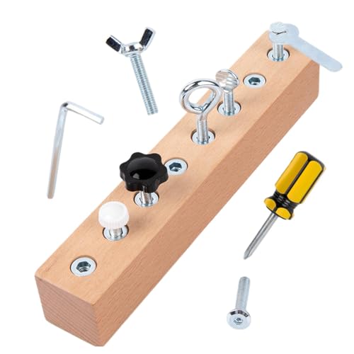 Screwdriver Board Set - Feinmotorik, Handlebigkeitsspiel | Langlebige STEM -Problemlösungsspielzeug, leicht zu führenes Spielwerkzeuge für unvergessliche Partys Erleben Sie Mädchen Junge von Generic