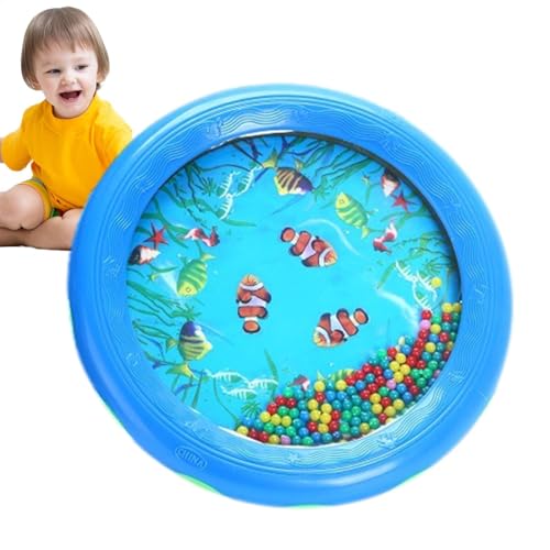Sea Sound Drum Pädagogisches Percussion-Musikinstrument mit Tiergrafiken | -Soundtrommel | Schlagzeugspielzeug für Kinder | Percussion-Musikspielzeug zum Lernen von Generic