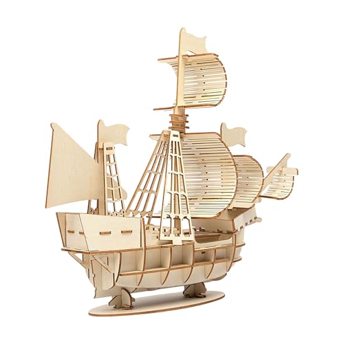 Segelschiff Bausteine Bausteine Bausteine Set | Holzbausteine Modell Sammlerboot - Kreative Bausteine Tischpuzzle für rag Segelschiff Bausteine Bausteine Bausteine Set | Holzbausteine Modell Sammlerboot - Kreative Bausteine Tischpuzzle für rag von Generic