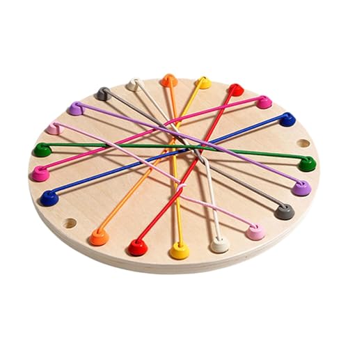 Seil Entwirrt Spielzeugkinder Seilknoten Desktop Spielzeugbrettspiel Unlöte Das Knoten Spielzeugseil Puzzle Spielzeug für Kinder Vorschule Kinder Gesc, Runden von Generic