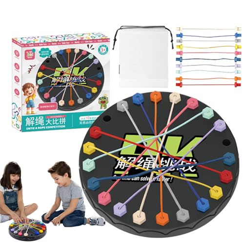 Seil-Puzzlespiel – Spannendes Seilknoten-Entwirr-Puzzle, herausforderndes Denkspiel | Seilrettungsmission, verblüffendes Fördert Familienharmonie Knoten-Puzzle, Seilspiel zur Steigerung des Seil-Puzzlespiel – Spannendes Seilknoten-Entwirr-Puzzle, herausforderndes Denkspiel | Seilrettungsmission, verblüffendes Fördert Familienharmonie Knoten-Puzzle, Seilspiel zur Steigerung des von Generic