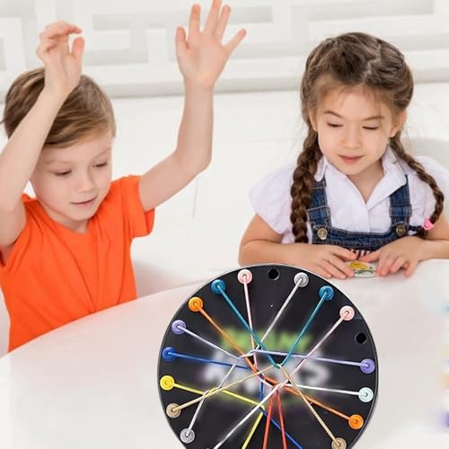 Seil entwirren: Pädagogisches Puzzlespielzeug für Kinder und Gehirntraining VDz397 (Light Blue, 23.1x22.8cm) von Generic