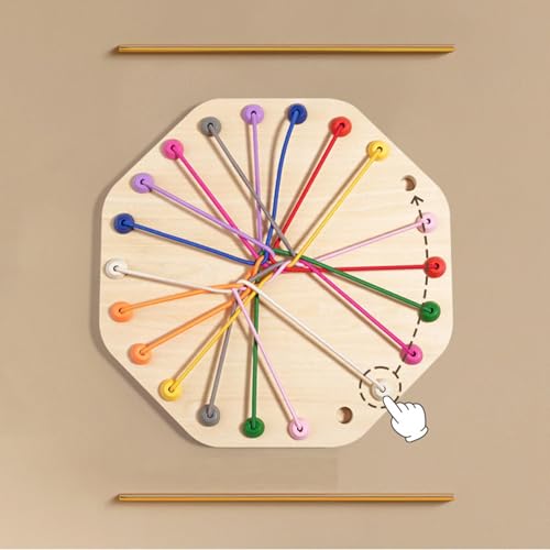 Seilknoten Herausforderung Spiel, Seilpuzzle-Spiel | Strategie Seil Untying Challenge | Travel Strategy Board Game Logical Thinking Training Spielzeug für und Mädchen von Generic
