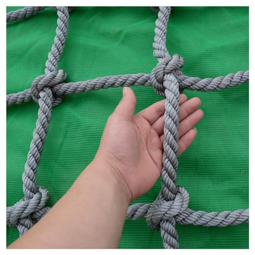 Seilnetz Klettern Anti-Wear Nylon Erwachsene Kletternetz Für Kinder Erwachsene Rock Spielplatz Baumnetz Outdoor-Netze Für Mesh Indoor Woven Rope Outdoor Net(10mm*12cm,1X7m/3.3X22.97ft) von Generic