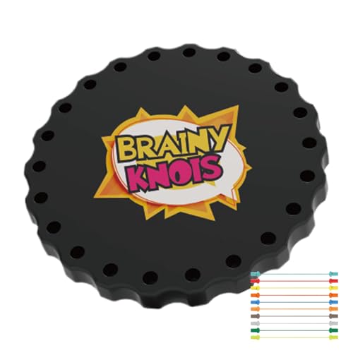 Seilpuzzlespiel - Buntes Schnürung Spielzeug Seilknoten Entwöhnung Stapel Sortieren Brettspiel | Brain Teaser Logic Toy Puzzle, String Thinking Toy Für Mädchen, Reisespiele Für Kinde von Generic