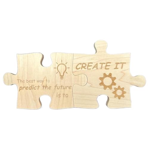 Self-Empowerment Art - Holzpuzzle, Geschenk | Stocking Füllstoffe Ruhestand, Perle & Personalisierte Schmuck Ermutigung Organizer Box mit Ringschale für Frauen von Generic