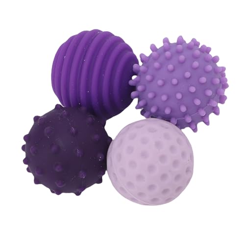 Sensorische Silikonstrukturkugeln Entspannen Handgefertigtes Spielzeug für Reisearbeit und Zuhause (Purple) von Generic