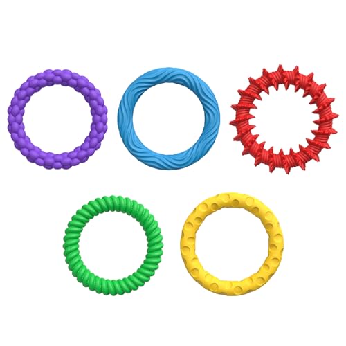 Sensorische Zappelarmbänder für Kinder - 5X lustiges Silikon Stylish Dehnes Armband Set | Beruhigendes sensorisches Spielzeug, ruhige Preise Box -Spielzeug für Mädchen, , Klassenzimmer, Schule Sensorische Zappelarmbänder für Kinder - 5X lustiges Silikon Stylish Dehnes Armband Set | Beruhigendes sensorisches Spielzeug, ruhige Preise Box -Spielzeug für Mädchen, , Klassenzimmer, Schule von Generic
