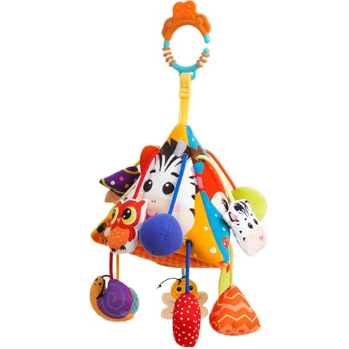 Sensorisches Babyspielzeug – Zugseil-Spielzeug für Kleinkinder, Babyspielzeug | Verbessertes Beißseilzug-Auto-Spielzeug mit praktischer Aufhängung, Dev-Spielzeuge von Generic