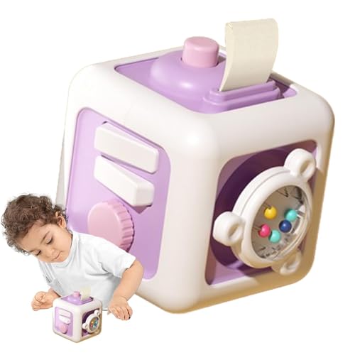 Sensorisches Spielzeug Busy Cube, Busy Cube, sensorisches Spielzeug für Reisen, Lernen der Motorik, pädagogisch, sensorisches Reisespielzeug für ab 2 Jahren Sensorisches Spielzeug Busy Cube, Busy Cube, sensorisches Spielzeug für Reisen, Lernen der Motorik, pädagogisch, sensorisches Reisespielzeug für ab 2 Jahren von Generic