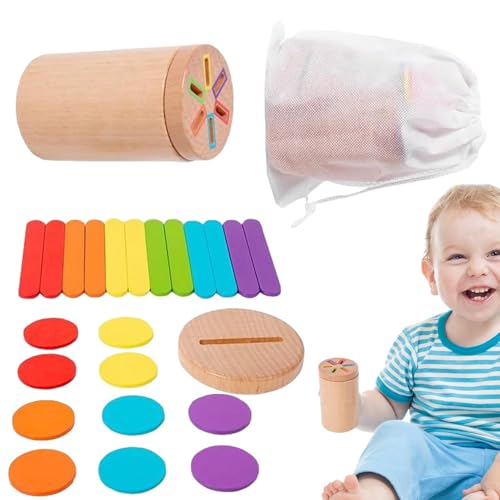 Sensorisches Spielzeug aus – Tragbares sensorisches Spielzeug, Feinmotorik-Lernspielzeug | sensorisches Spielzeug aus für Kleinkinder, Farbsortierspielzeug mit Sound von Generic