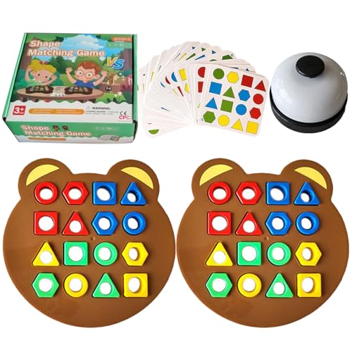 Shake & Slide Block Game – Dynamisches Würfelspiel zum Formensortieren, spannender Intelligenzaufbau | Farbenfrohes Lernspielzeug für Kinder, interaktives und attraktives -Spielzeug, interak von Generic