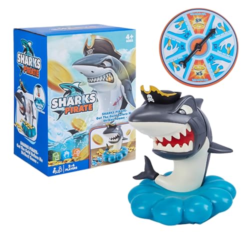 Shark Bite Family Spiel - Spannendes Haifischspiel für Meetings, Multiplayer-Abenteuer für Strandpicknick | Lustiges Reaktionsspielzeug für Kindergeburturtstagsreisen und Park P Shark Bite Family Spiel - Spannendes Haifischspiel für Meetings, Multiplayer-Abenteuer für Strandpicknick | Lustiges Reaktionsspielzeug für Kindergeburturtstagsreisen und Park P von Generic