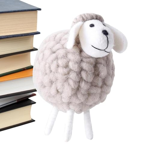 Sheep In Wool Inflitta - Handgemachtes Wollspielzeug, Schaf-Plüschfigur Aus Filz, Schaf-Ornament Aus Wollfilz, Dekoratives Wollschaf Ornament, Ag Charme Sheep In Wool Inflitta - Handgemachtes Wollspielzeug, Schaf-Plüschfigur Aus Filz, Schaf-Ornament Aus Wollfilz, Dekoratives Wollschaf Ornament, Ag Charme von Generic