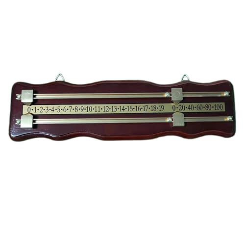 Shuffleboard Score Keeper, Shuffleboard Scoreboard,Billardscorer Holz Score Board Score Keeper - Leicht lesbarer, wiederverwendbarer klarer Billardmaler für 2 Spieler, Fußball-Billard Shuffleboard Score Keeper, Shuffleboard Scoreboard,Billardscorer Holz Score Board Score Keeper - Leicht lesbarer, wiederverwendbarer klarer Billardmaler für 2 Spieler, Fußball-Billard von Generic
