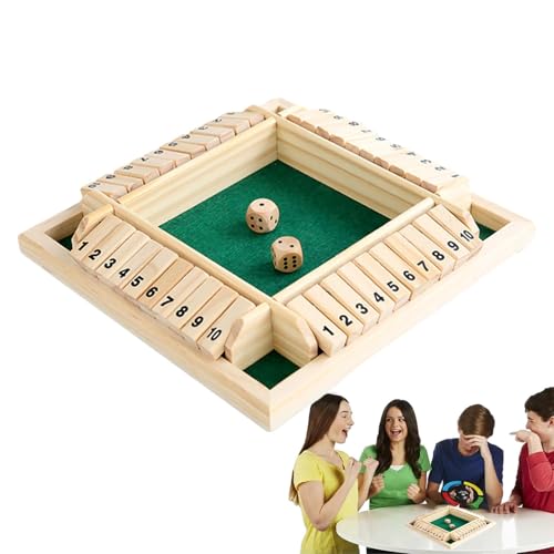 Shut Box Game - Box Dice Game, Wooden Shut the Box | FABLETTORE AUS HOLZ VON MATHN BOX, Holzbrettspiel für das Feld der Familie Shut Box Game - Box Dice Game, Wooden Shut the Box | FABLETTORE AUS HOLZ VON MATHN BOX, Holzbrettspiel für das Feld der Familie von Generic