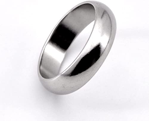 Silber Cambered PK Ring Starker Magnetring PK Ring Magic Tricks Finger Dekoration Magier Zubehör Nahaufnahme Bühne Gimmick (20 mm, Silber) von Generic