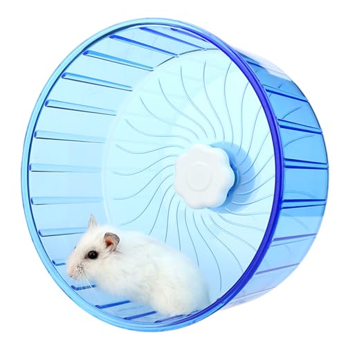 Silent Hamster Wheel - lärmfreies Übungsspinner, Ruheslauf -Gerät | Zwerghamster -Aktivitätsrad für Käfige, syrischer Haustier -Trainingspinner mit glattem Rotation, friedliches nächtliches Nagetier l von Generic