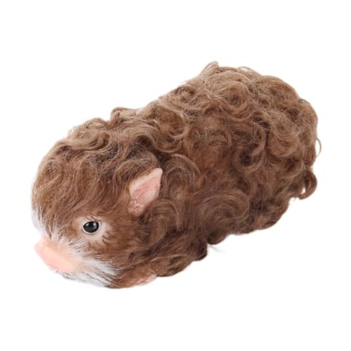 Silicon Pig Doll süße Tierpuppe Spielzeug wiedergeborenes Schweineduppen Mini -Ferkel für Fotoprops von HuadaXtai
