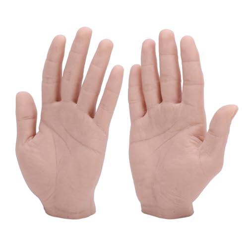 Silikon Männliches Handmodell, 1 Paarmodell Flexibler Männlicher Schaufensterpuppenhand, um Schmuck zu Zeigen Silikon Männliches Handmodell, 1 Paarmodell Flexibler Männlicher Schaufensterpuppenhand, um Schmuck zu Zeigen von Generic