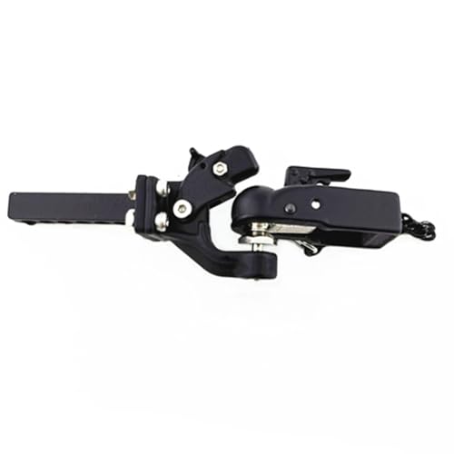 Simulation Kletterhaken mit Anhänger | Kletternder Autoanhängerhaken Anhängerverbindungskomponente für 90046 Auto,Verstellbarer Metall-Schäkelverschluss für SCX6 1/6 RC-Kletter-Crawler von Generic
