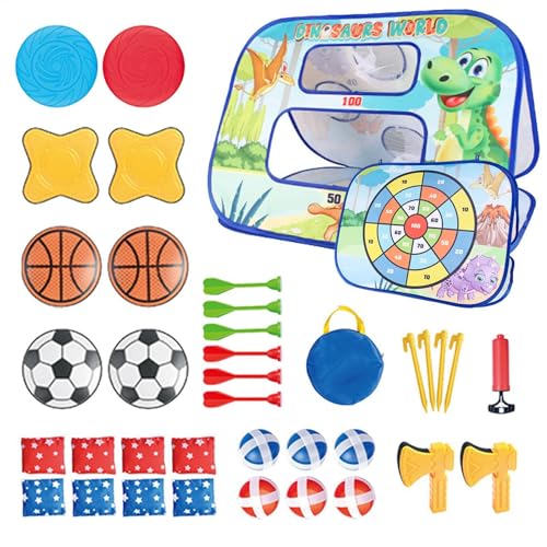 Sitzsack werfen, Sitzsack-Wurfspiel für Cornhole Wurfspiel für interaktives Cornhole Board-Set, Maisloch, Durchspiel für und Mädchen im Alter von 3 bis 8 Jahren von Generic