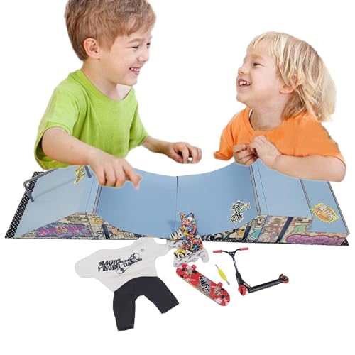 Skate-Park-Rampen-Set, Plattform, Roller-Spielzeug, Skate-Skateboard, Hand-Skateboard für die Party Skate-Park-Rampen-Set, Plattform, Roller-Spielzeug, Skate-Skateboard, Hand-Skateboard für die Party von Generic
