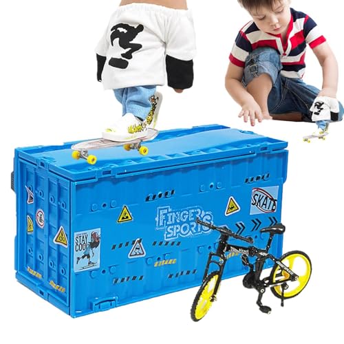Skatepark-Set – Fingerboard-Deck-Skatepark-Set | Multifunktionales Fingerspielzeug, Partygeschenke für Kinder, Mädchen und Erwachsene, Fingerboard-Skatepark-Set zum Üben von Tricks, Spaß im In Skatepark-Set – Fingerboard-Deck-Skatepark-Set | Multifunktionales Fingerspielzeug, Partygeschenke für Kinder, Mädchen und Erwachsene, Fingerboard-Skatepark-Set zum Üben von Tricks, Spaß im In von Generic