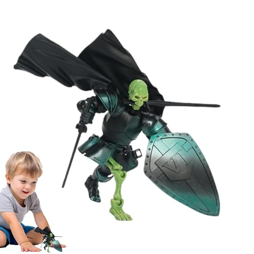 Skelett-Spielzeug, Totenkopf-Actionfigur | bewegliche Spielzeuge mit coolem Design mit Gelenken, Dekoration zu Hause, Modellfigur für das Wohnzimmer im Schlafzimmer von Generic