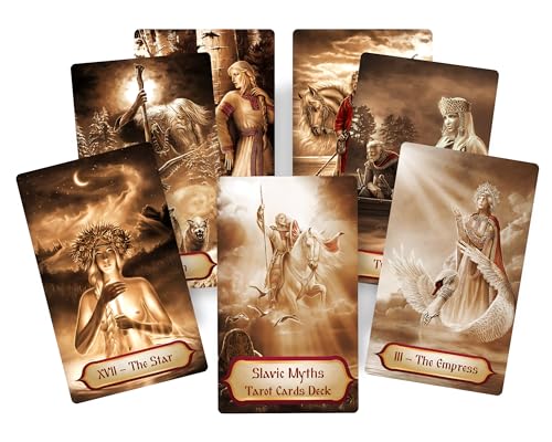 Slawische Mythen und Geschichten Tarotkarten Deck Wahrsagung und Wahrsagung Karten 78 Tarotkarten Slawische Mythen und Geschichten Tarotkarten Deck Wahrsagung und Wahrsagung Karten 78 Tarotkarten von Generic