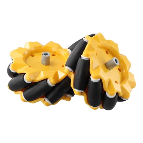 Smart Home Mecanum-Rad für DIY-Roboterauto, stabile Leistung, einfach zu integrieren (80 mm) von Generic