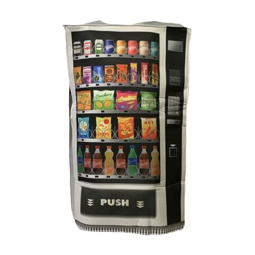 Snack Automaten Kostüm für Erwachsene, lustig, Halloween, Mardi Gras Clanning, kreatives automatisches Verkaufsanzug, Partys, Veranstaltungen im Bühnenauftritt, Getränkemaschinen Snack Automaten Kostüm für Erwachsene, lustig, Halloween, Mardi Gras Clanning, kreatives automatisches Verkaufsanzug, Partys, Veranstaltungen im Bühnenauftritt, Getränkemaschinen von Generic