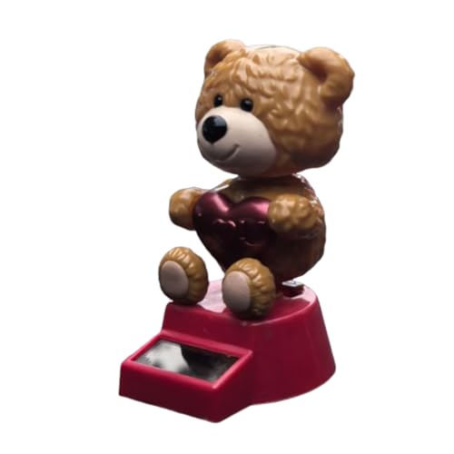 Solar Power Bear Dashboard Ornament - Bobblehead -Puppen Tanzender Tiere, um Ihr Auto zu dekorieren | Nette Tierverzierungen, die für Innenräume, Büroschalter und Wohndekorationen verwendet Solar Power Bear Dashboard Ornament - Bobblehead -Puppen Tanzender Tiere, um Ihr Auto zu dekorieren | Nette Tierverzierungen, die für Innenräume, Büroschalter und Wohndekorationen verwendet von Generic