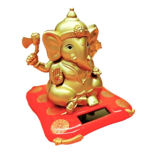 Solarbetriebener Elefant – Lustiges Tanz-Dashboard-Spielzeug, leichte oszillierende Handfigur | Langanhaltendes automatisches Ballettspielzeug, Bewegungsanzeige für von Generic