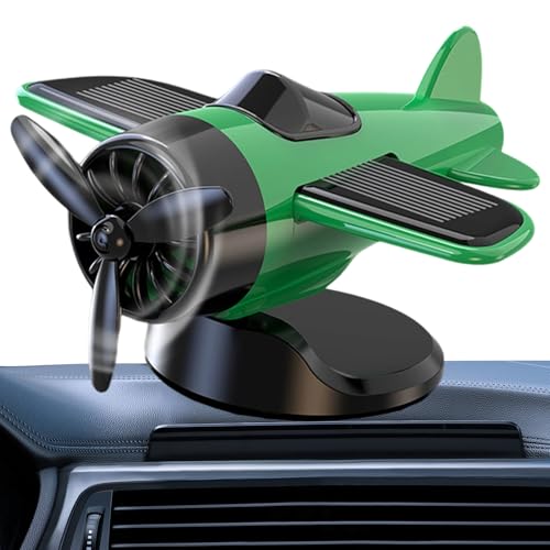 Solarflugzeug für Auto - Luftfahrtdekoration Armaturenbrett Auto - Modell rotierendes Spielzeug Souvenir für Motorliebhaber Geschenk für Fahrer Solarflugzeug für Auto - Luftfahrtdekoration Armaturenbrett Auto - Modell rotierendes Spielzeug Souvenir für Motorliebhaber Geschenk für Fahrer von Generic