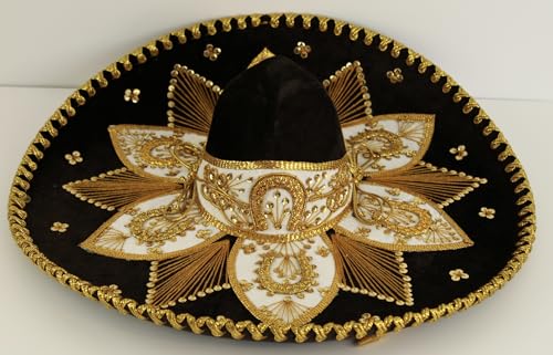 Sombrero Mariachi Hut in braun und gold Farbkombianation aus Mexiko in M Größe Sombrero Mariachi Hut in braun und gold Farbkombianation aus Mexiko in M Größe von Generic