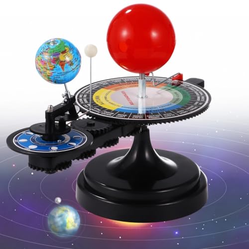Sonnensystem Wissenschaftsmodell, Sonne-Erde-Mond-Orrery, pädagogisches Kit mit Licht, Planetarium für Kinder und Jugendliche von Generic