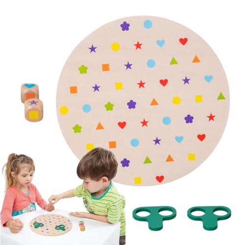 Sortieren Sie die Form und das passende Spiel, Farbsortier-Puzzle in Form aus Holz – logischer Teaser, pädagogisches Puzzle, sensorisches Puzzle für die Vorschule, begleiten Sie die Kämpfe von C von Generic