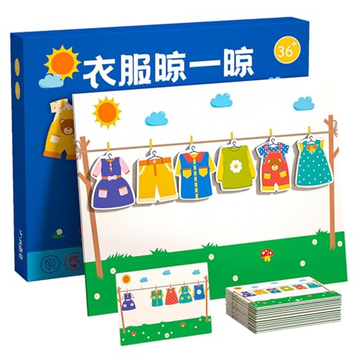 Sortierspielzeug, Farbsortierspielzeug | Denkspiele für Kleinkinder | Kleidungsspiel und magnetisches Spielzeug für Kinder von 4 bis 6 Jahren, Konzentrationstrainingsspielzeug Sortierspielzeug, Farbsortierspielzeug | Denkspiele für Kleinkinder | Kleidungsspiel und magnetisches Spielzeug für Kinder von 4 bis 6 Jahren, Konzentrationstrainingsspielzeug von Generic