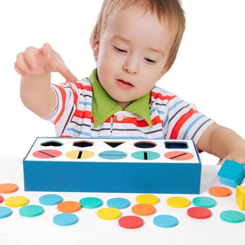 Sortierspielzeug aus , Bildung – Farbübereinstimmungsspiel, geometrische Sortierbox | sensorisches Spielzeug für frühes Lernen, im Kindergarten, Lernspielzeug von Generic
