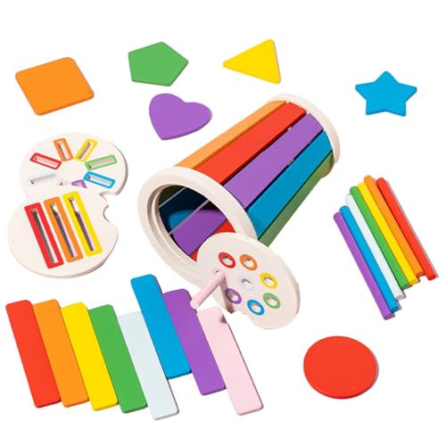 Sortierspielzeug für Kleinkinder, Sortierung von Formen | Holzpuzzle zur Farbsortierung | Feinmotorikspielzeug, Assoziationsspiel, Farbsortierspielzeug für Kleinkinder für Interesse Sortierspielzeug für Kleinkinder, Sortierung von Formen | Holzpuzzle zur Farbsortierung | Feinmotorikspielzeug, Assoziationsspiel, Farbsortierspielzeug für Kleinkinder für Interesse von Generic