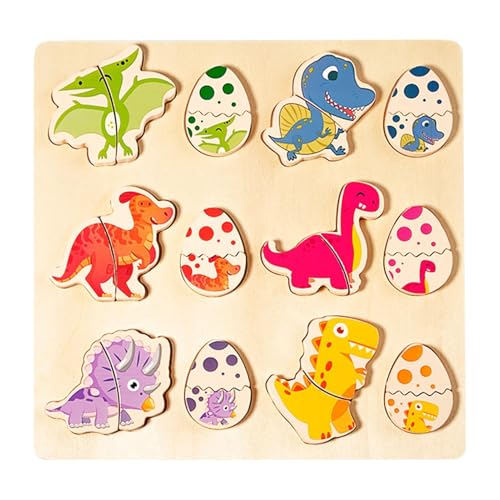 Sortiertes Formenspielzeug, Dinosaurier-Ei-Holzpuzzle, Dinosaurier-Ei-Puzzle-Spielzeug, tragbares Spielzeug für die frühe Bildung, Cartoon-Dinosaurier-Spielzeug für ältere Menschen Sortiertes Formenspielzeug, Dinosaurier-Ei-Holzpuzzle, Dinosaurier-Ei-Puzzle-Spielzeug, tragbares Spielzeug für die frühe Bildung, Cartoon-Dinosaurier-Spielzeug für ältere Menschen von Generic