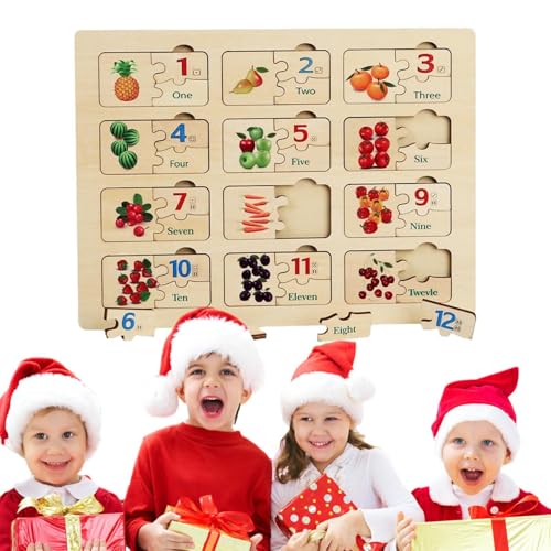 Sortiertes Gemüsepuzzle, Holzpuzzles für – Holzpuzzlebrett für Obst und Gemüse | passendes Lern-Puzzlespielzeug, Vorschulspiel für und Mädchen Sortiertes Gemüsepuzzle, Holzpuzzles für – Holzpuzzlebrett für Obst und Gemüse | passendes Lern-Puzzlespielzeug, Vorschulspiel für und Mädchen von Generic