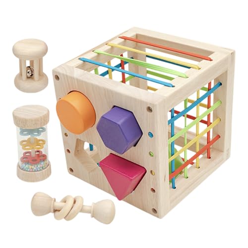 Sortierwürfel, Sortierwürfel, Sortierwürfel, sortierendes Spielzeug - Rattle inklusive passendem Würfel für Kleinkinder - Mädchen im Alter von 1-3 Jahren entwickeln eine schöne motorisierte Sortierwürfel, Sortierwürfel, Sortierwürfel, sortierendes Spielzeug - Rattle inklusive passendem Würfel für Kleinkinder - Mädchen im Alter von 1-3 Jahren entwickeln eine schöne motorisierte von Generic